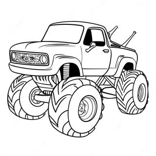 Shark Monster Truck Coloring Pages