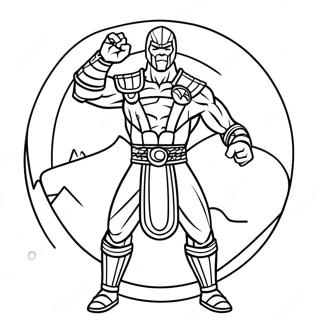 Mortal Kombat Coloring Pages