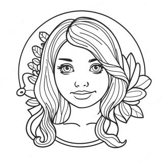 Girl For Adults Coloring Pages