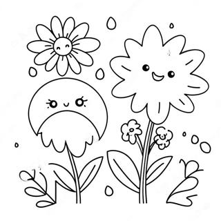 Cute Mother S Day Flowers Coloring Page 78197-20649