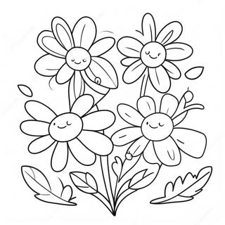 Cute Mother S Day Flowers Coloring Page 78197-20650