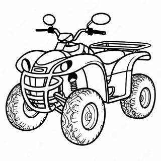 Four Wheeler Coloring Pages