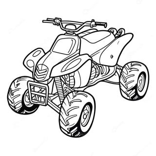 Monster Four Wheeler Coloring Page 78329 20762