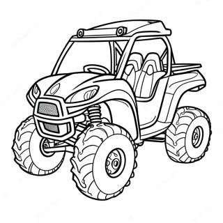 Monster Four Wheeler Coloring Page 78329 20763