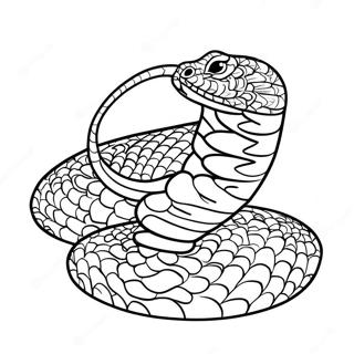 Realistic Snake Coloring Page 78351-20765