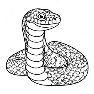 Realistic Snake Coloring Page 78351-20767