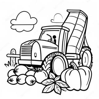 Harvest Coloring Pages