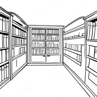 Library Coloring Page 78479-20865