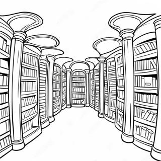 Library Coloring Page 78479-20868