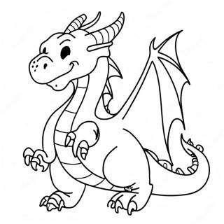 Fire Breathing Dragon Coloring Page 78558-20929