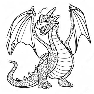 Fire Breathing Dragon Coloring Page 78558-20930