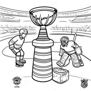 Stanley Cup Final Match Coloring Page 78611 20977