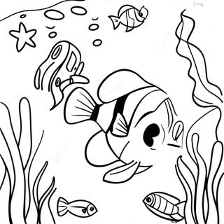 Finding Dory Underwater Adventure Coloring Page 78661-21010