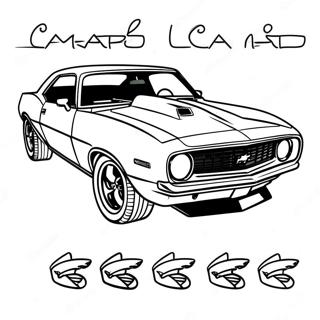 Camaro Coloring Page 78686-21028