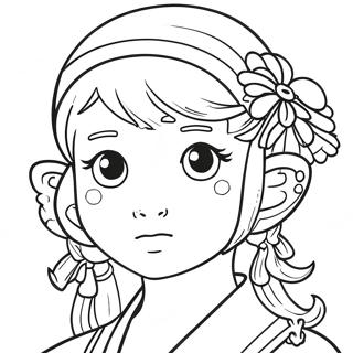 Shinobu Coloring Pages