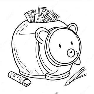 Savings Tracker Coloring Page 78764-21087