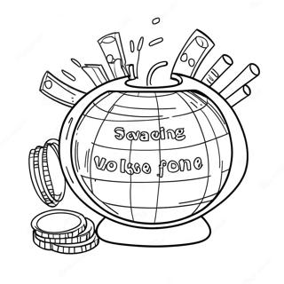 Savings Tracker Coloring Page 78764-21088