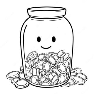 Fun Savings Jar Coloring Page 78766-21095