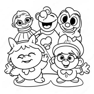 Muppet Babies Coloring Pages