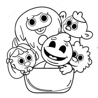 Playful Muppet Babies Coloring Page 78895-21196