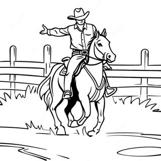 Rodeo Western Coloring Page 78996-21266