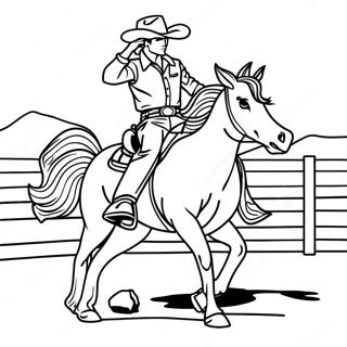 Rodeo Western Coloring Page 78996-21267