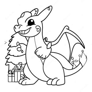 Charizard With Christmas Lights Coloring Page 79048-21316