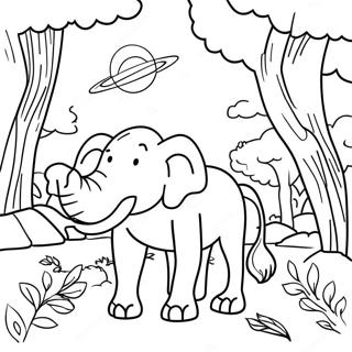 Safari Coloring Page 79098-21345