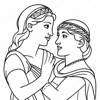 Diana And Roma Coloring Page 79150-21386