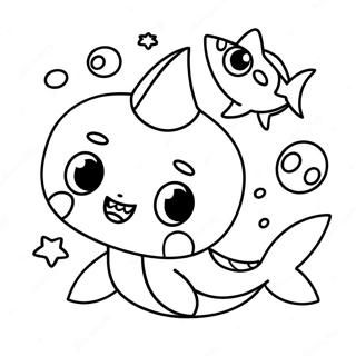 Baby Shark Halloween Coloring Page 79202-21425