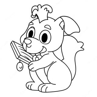 Bluey Valentine Coloring Page 79382-21566