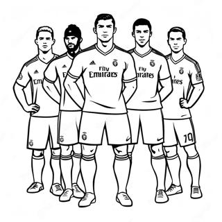 Cristiano Ronaldo Coloring Pages