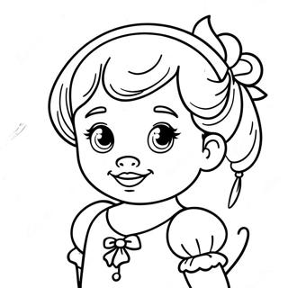 Baby Disney Princess Coloring Pages