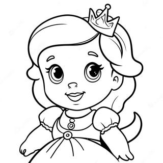 Baby Disney Princess Coloring Page 79562-21708