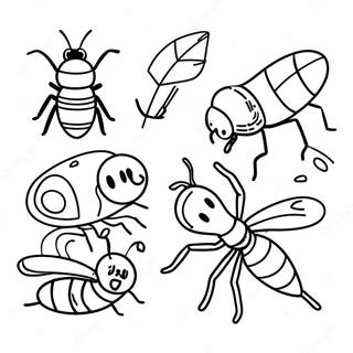 Insect Coloring Page 79614-21748