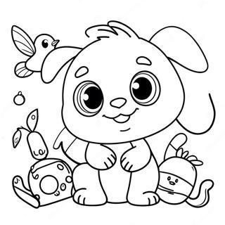 A For Adley With Fun Animals Coloring Page 79744-21842