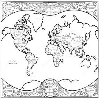 Interactive Geography Map Coloring Page 79902 21970