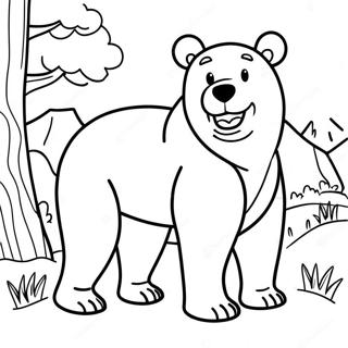 Brown Bear Brown Bear Coloring Pages