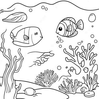 Coral Reef Coloring Pages