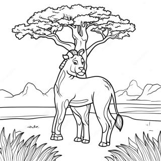 Africa Coloring Pages