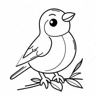 Realistic Bird Coloring Pages