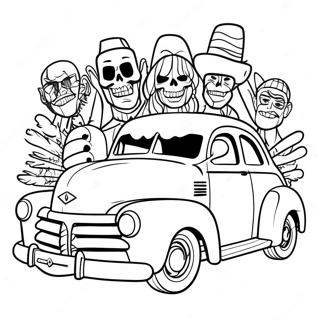 Chicano Culture Celebration Coloring Page 80338-22303