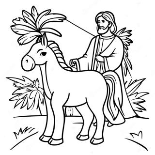 Palm Sunday Coloring Pages