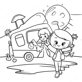 First Day Of Preschool Coloring Page 80387-22336