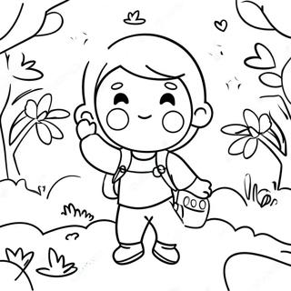 Happy First Day Of Preschool Coloring Page 80388-22338