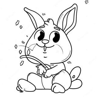 Bad Bunny Coloring Page 80413-22355