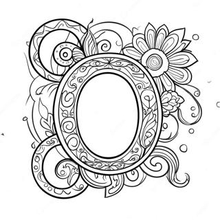 Letter O Coloring Pages