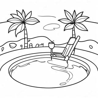 Pool Coloring Page 80515-22434