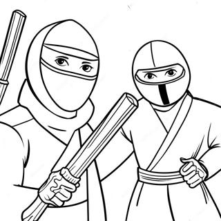 Spy Ninjas Coloring Pages