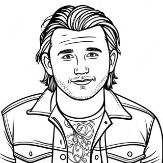 Morgan Wallen Coloring Page 80745-22613